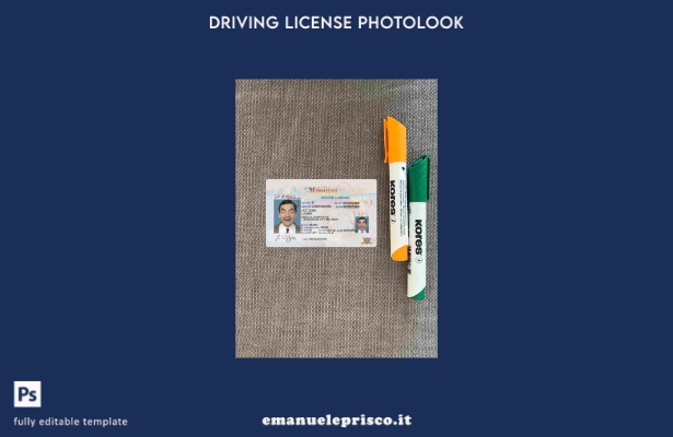 modello FRONTALE photolook USA Missouri DL stile verificato
